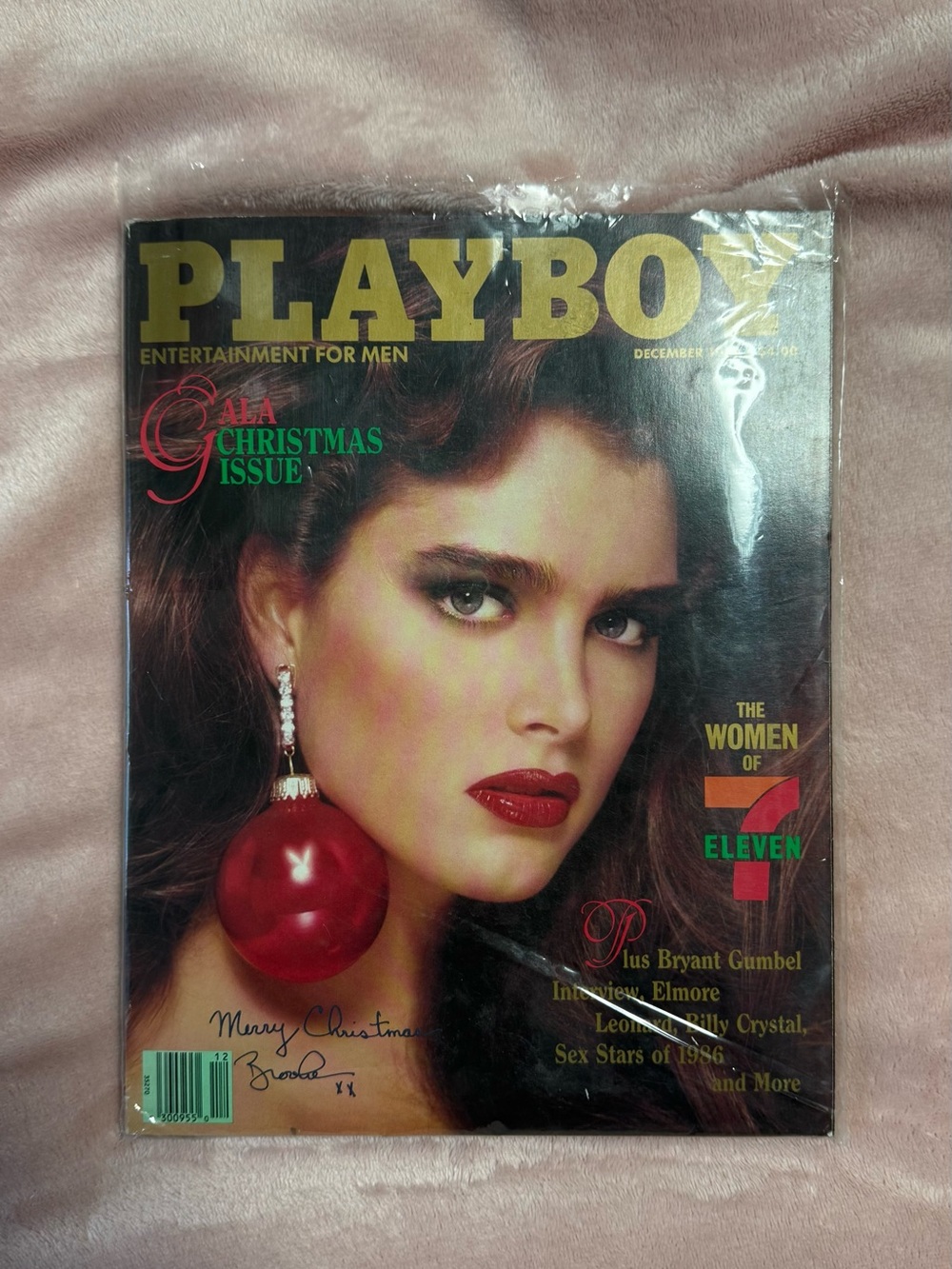 PlayBoy Christmas 1986 Magazine